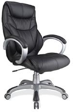 Black Leather Silver Base Very Comfortable $169.00